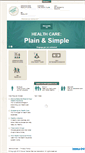 Mobile Screenshot of healthcareplainandsimple.com
